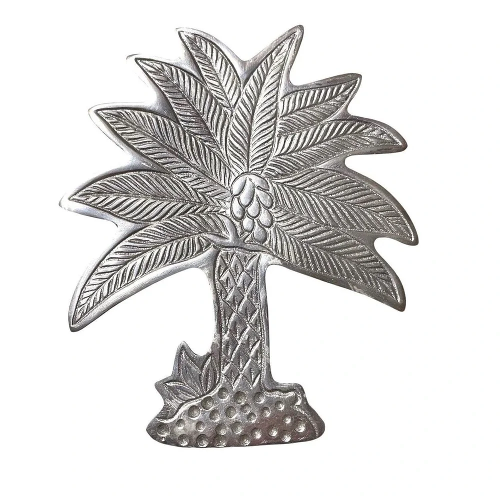 Largo Cargo Aluminum Palm Tree Trivet OS‎ Silver